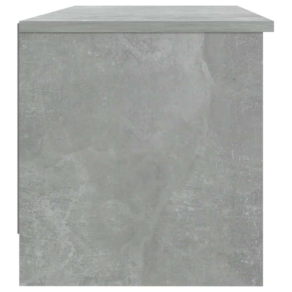 vidaXL TV-taso betoninharmaa 102x35,5x36,5 cm tekninen puu