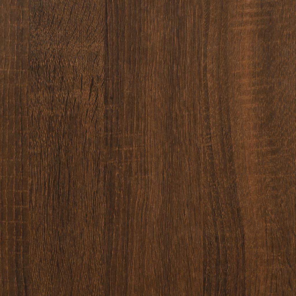 vidaXL Kirjahylly / Senkki ruskea tammi 66x30x130 cm tekninen puu