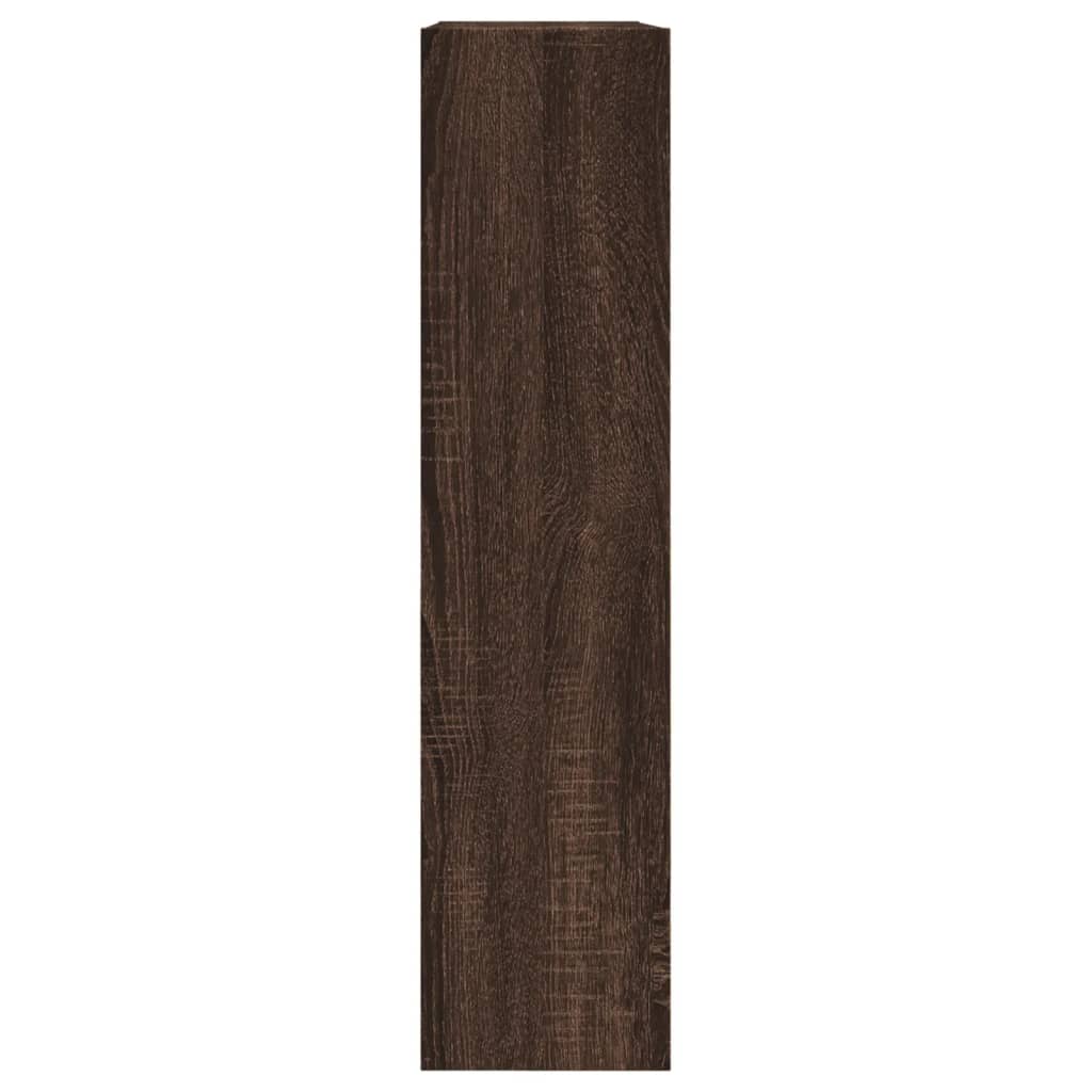 vidaXL Kenkäkaappi ruskea tammi 80x21x87,5 cm tekninen puu