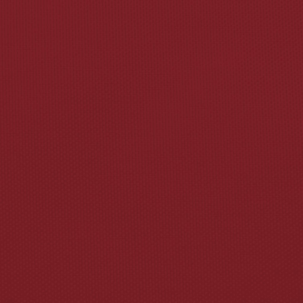 vidaXL Aurinkopurje Oxford-kangas puolisuunnikas 2/4x3 m punainen
