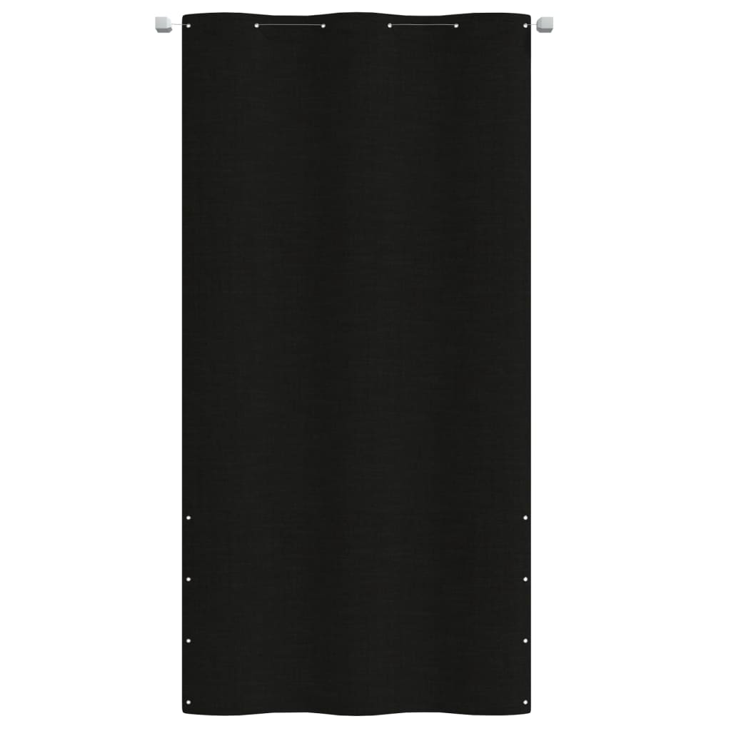 vidaXL Parvekkeen suoja musta 120x240 cm Oxford kangas