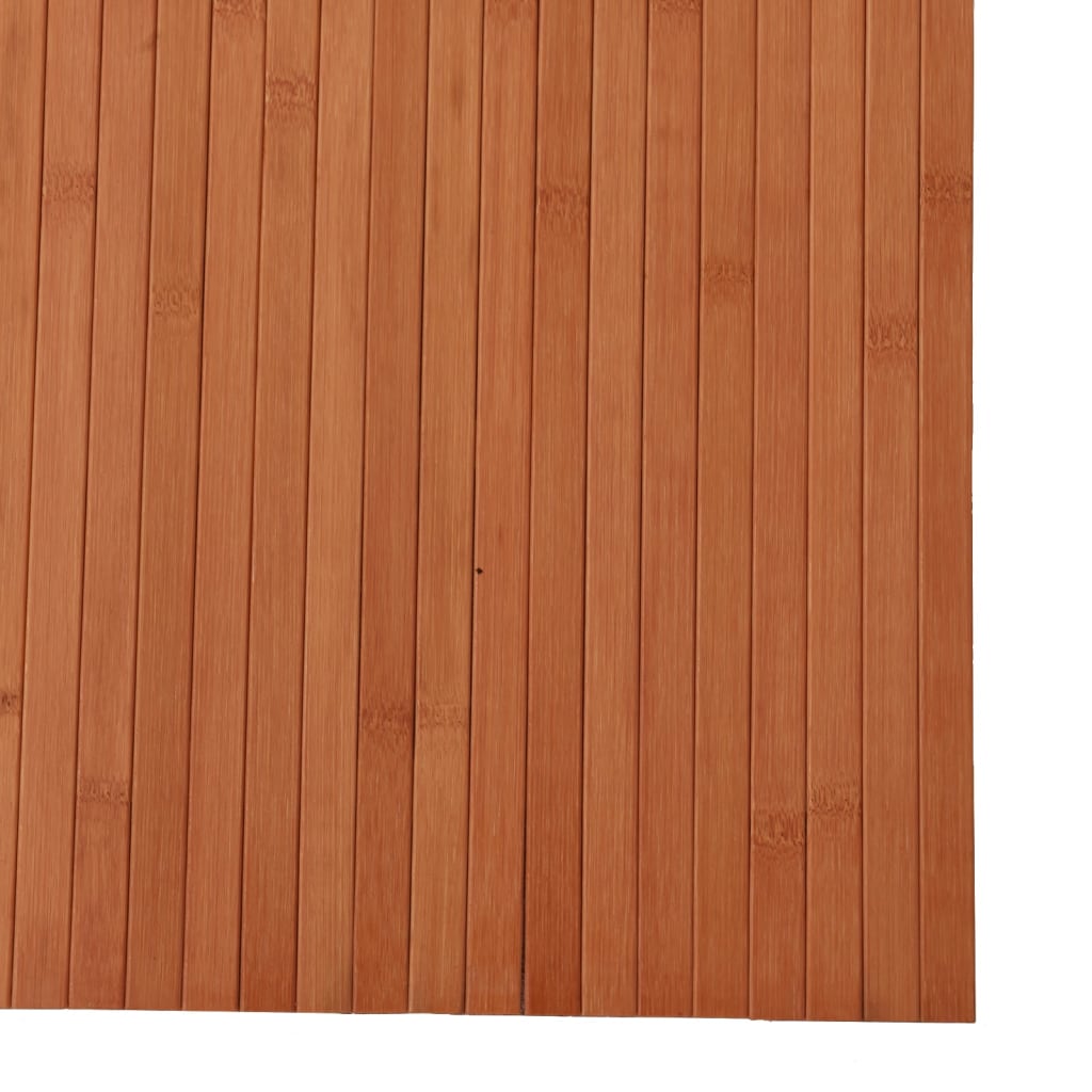 vidaXL Matto suorakaide ruskea 80x500 cm bambu