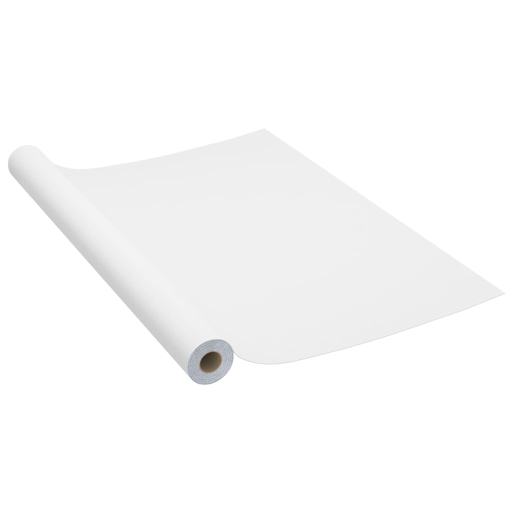 vidaXL Itseliimautuvat huonekalukalvot 2 kpl valkoinen 500x90 cm PVC