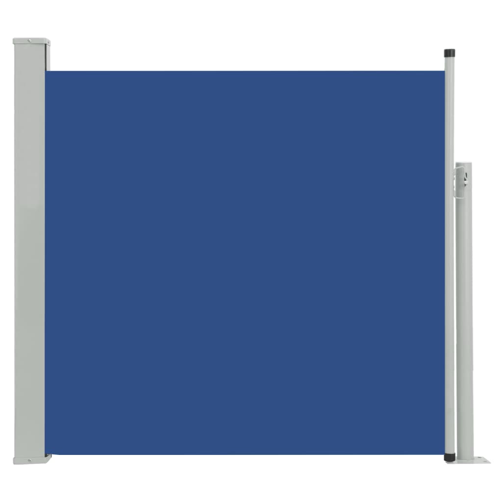 vidaXL Sisäänvedettävä terassin sivumarkiisi 170x300 cm sininen