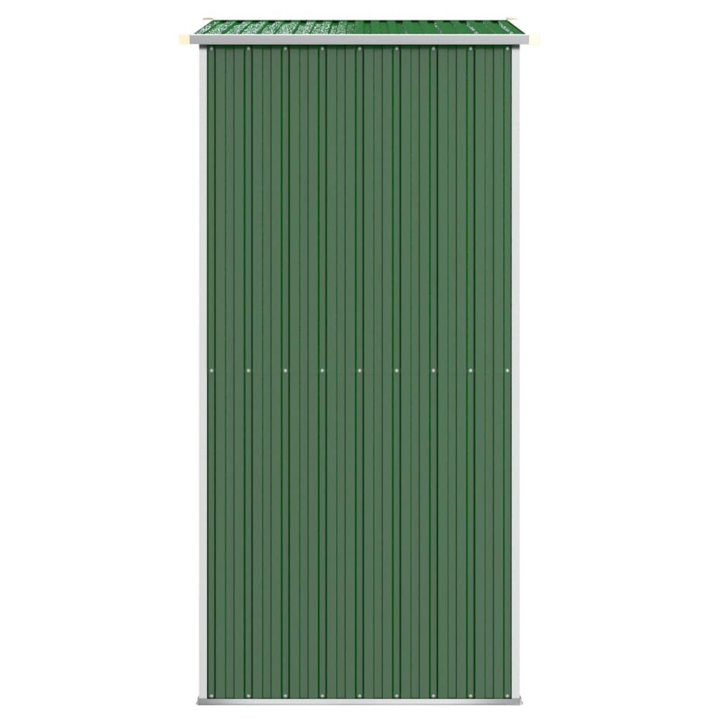 vidaXL Puutarhavaja vihreä 192x108x223 cm galvanoitu teräs