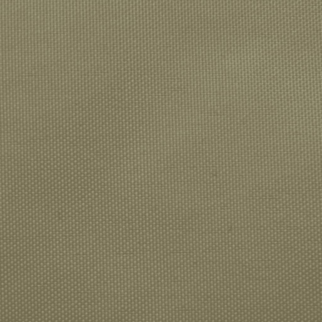 vidaXL Aurinkopurje Oxford-kangas puolisuunnikas 4/5x4 m beige