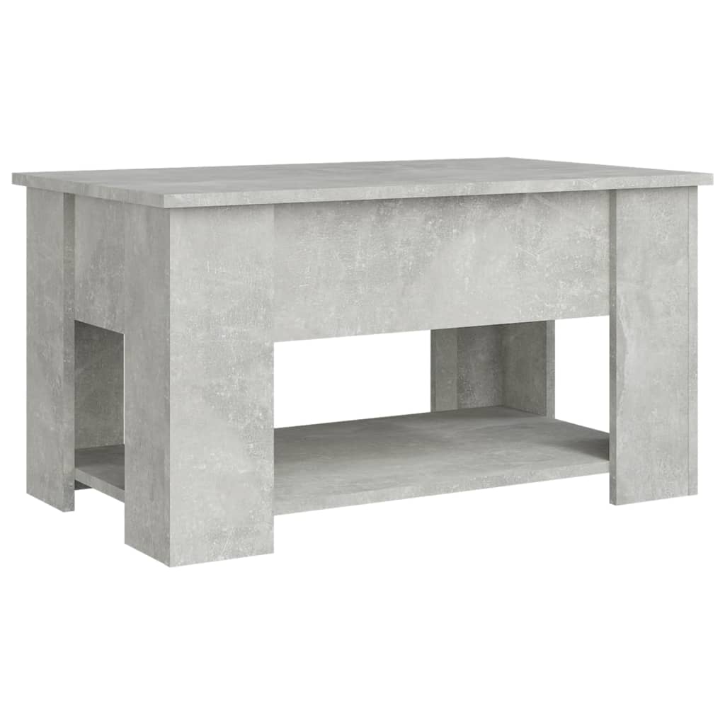 vidaXL Sohvapöytä betoninharmaa 79x49x41 cm tekninen puu