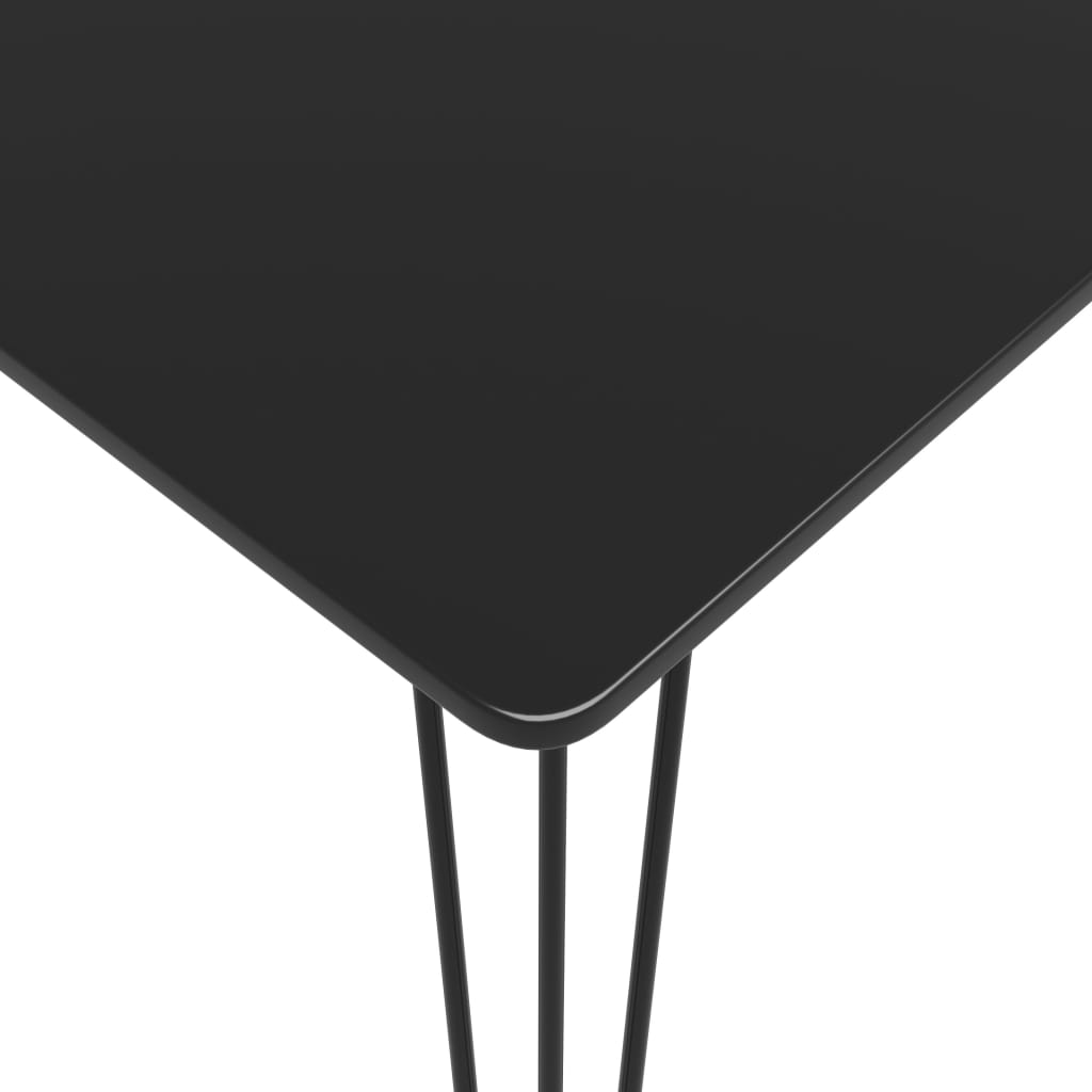 vidaXL Baaripöytä musta 120x60x105 cm
