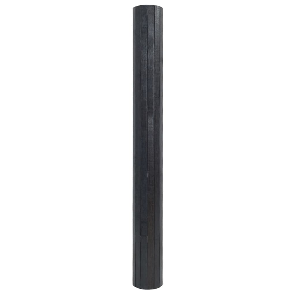 vidaXL Matto suorakaide harmaa 60x200 cm bambu