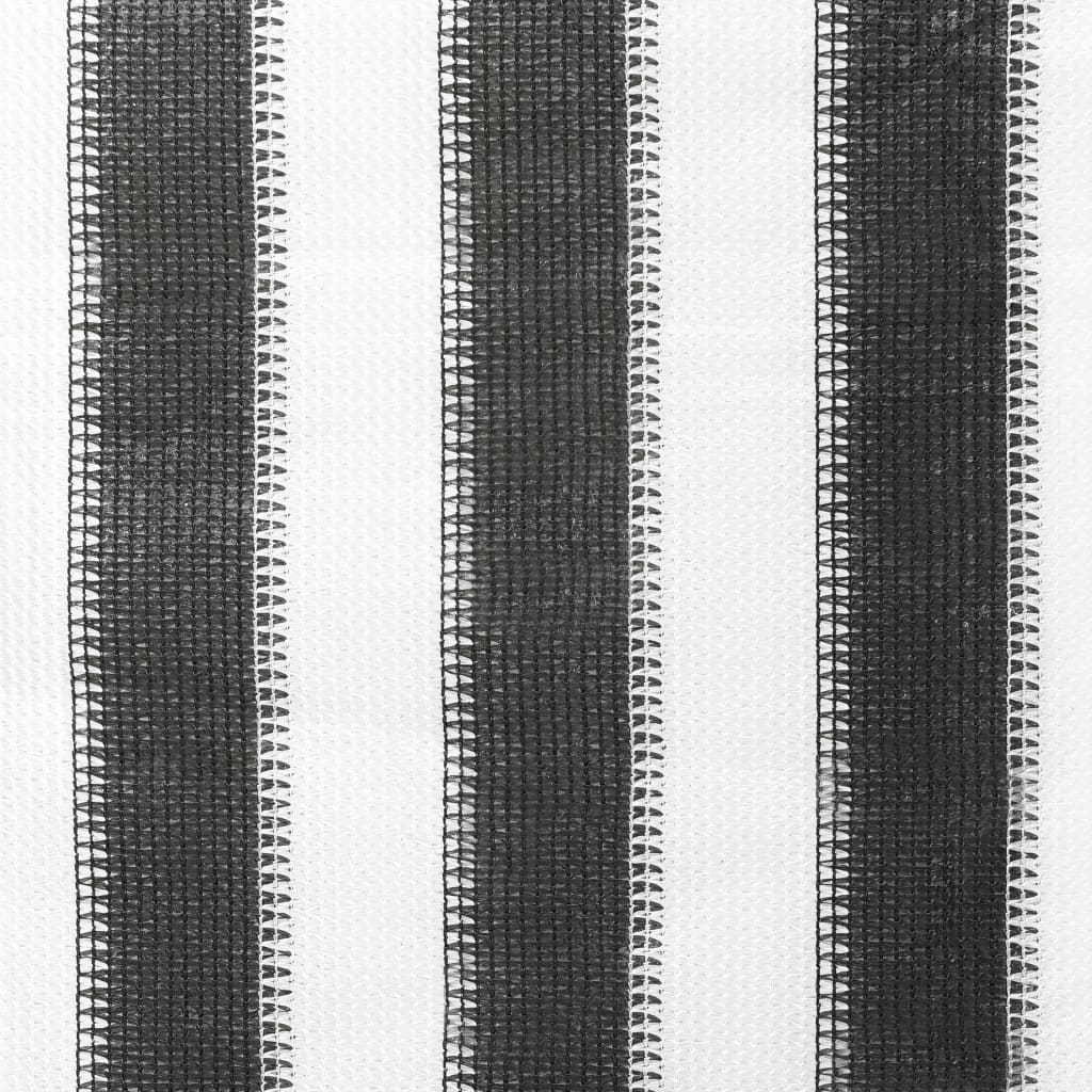 vidaXL Ulkorullaverho 60x140 cm antrasiitti ja valkoinen raita