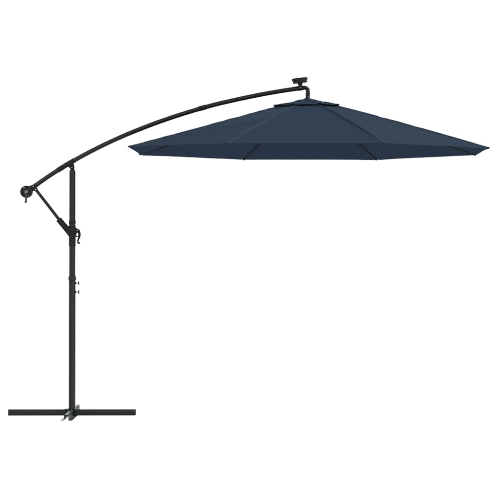 vidaXL Aurinkovarjon vaihtokangas sininen 350 cm