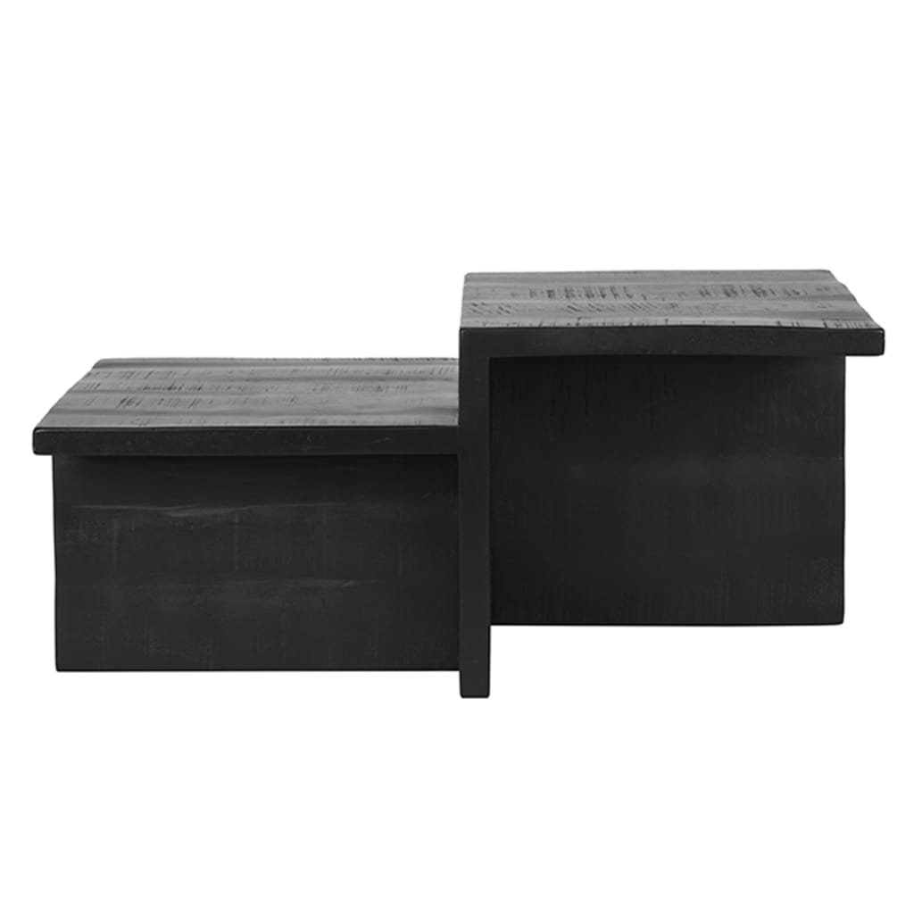 LABEL51 Sohvapöytä Skip 90x50x42 cm musta