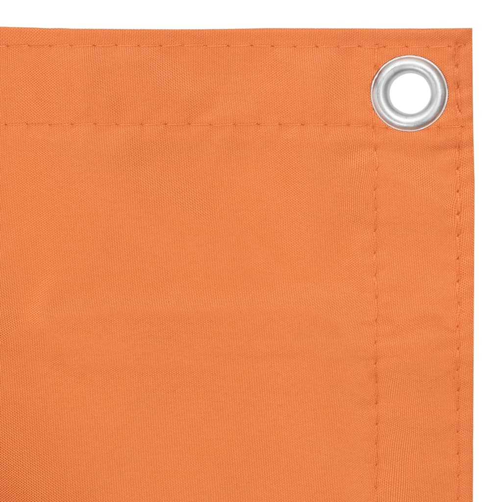 vidaXL Parvekkeen suoja oranssi 90x500 cm Oxford-kangas