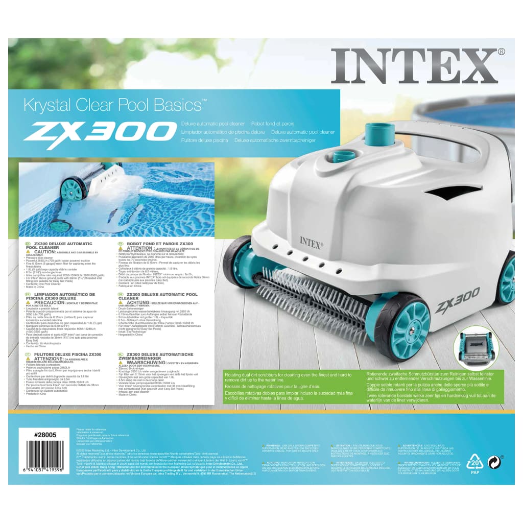 Intex ZX300 Deluxe Automaattinen uima-altaan puhdistaja