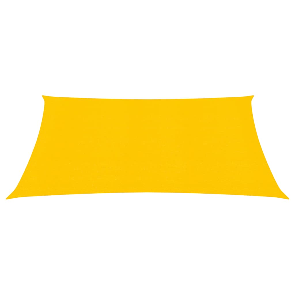vidaXL Aurinkopurje 160 g/m² keltainen 3,6x3,6 m HDPE