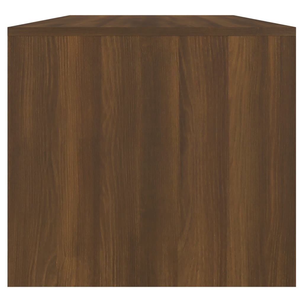 vidaXL Sohvapöytä ruskea tammi 102x50x45 cm tekninen puu