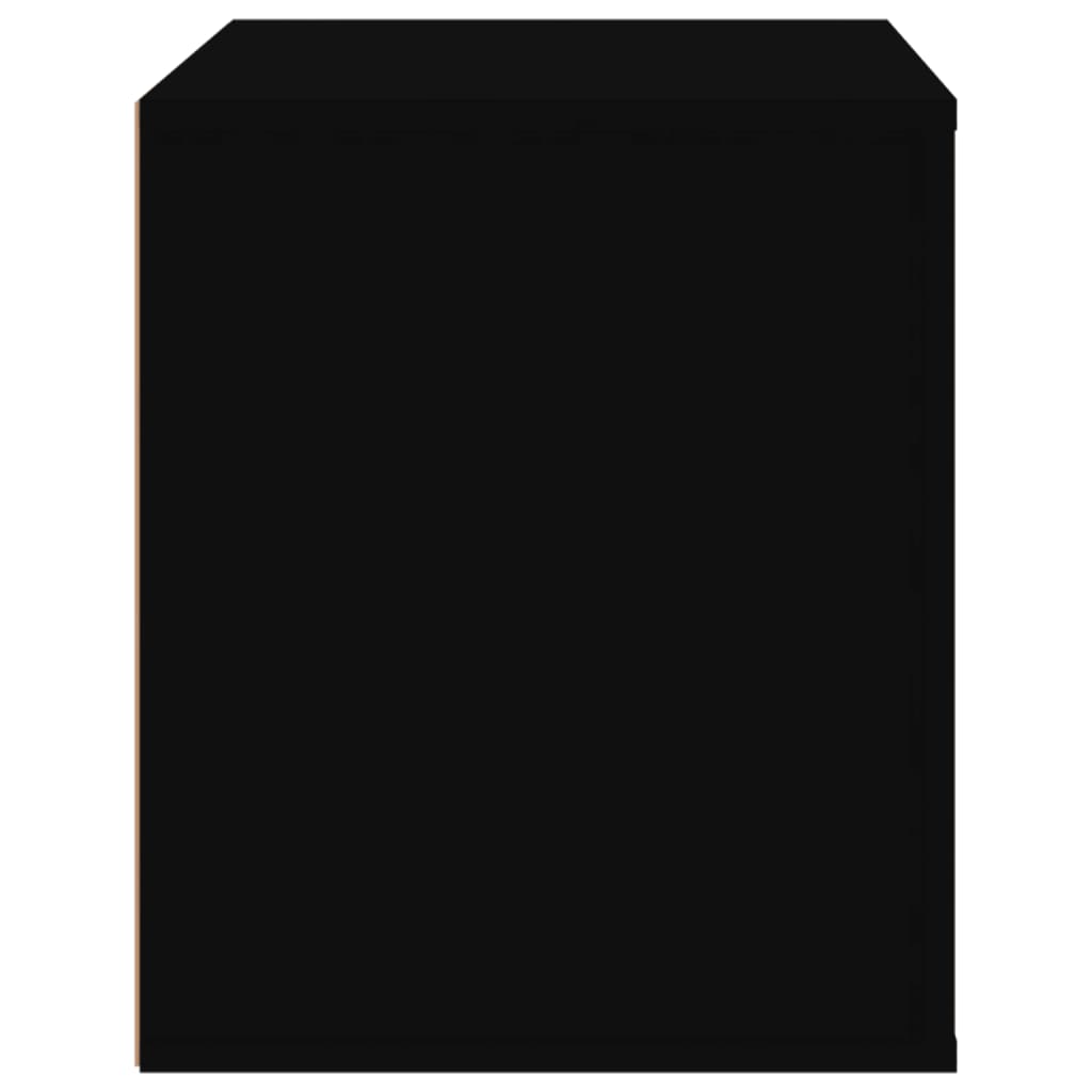 vidaXL Yöpöytä musta 50x39x47 cm