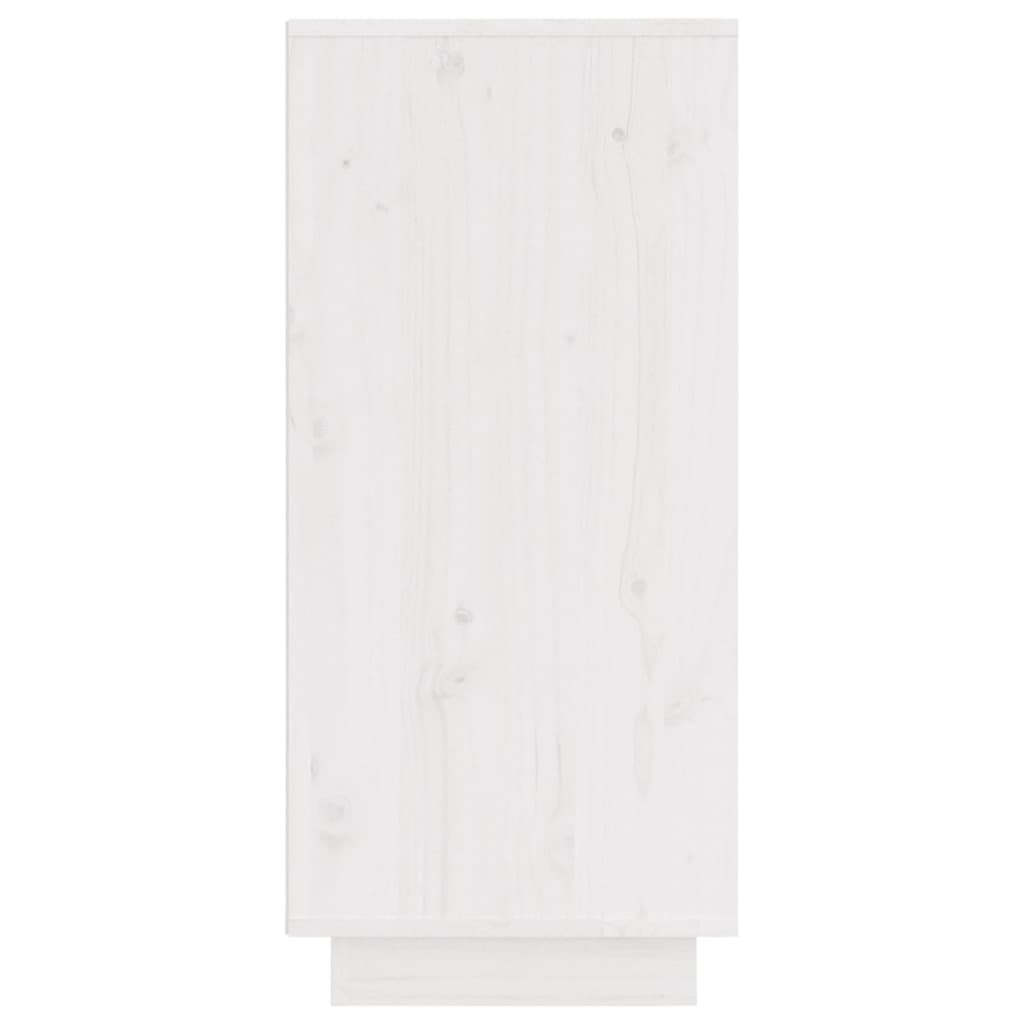 vidaXL Senkit 2 kpl valkoinen 31,5x34x75 cm täysi mänty