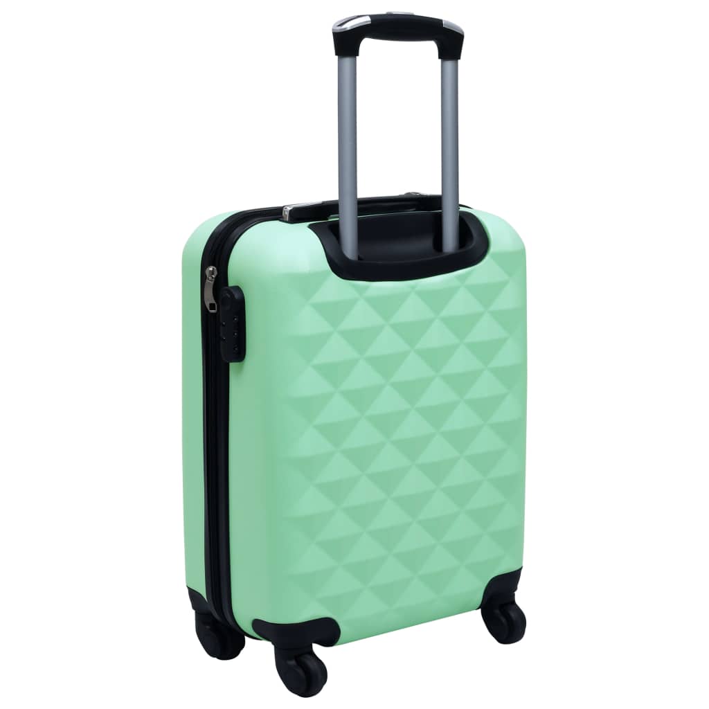 vidaXL Kovapintainen matkalaukkusetti 2 kpl mintunvihreä ABS