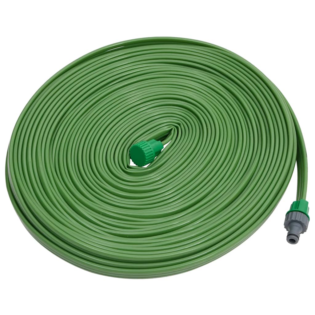 vidaXL 3-Putkinen sprinkleriletku vihreä 7,5 m PVC