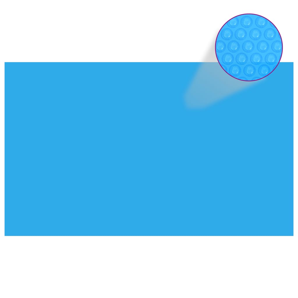 vidaXL Uima-altaan suoja suorakulmainen 1000x600 cm PE sininen