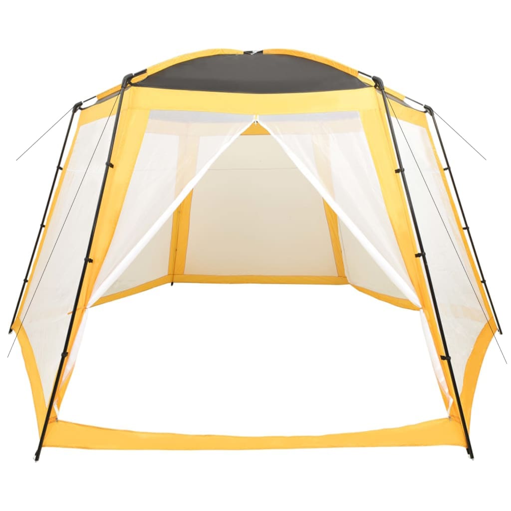 vidaXL Uima-altaan teltta kangas 500x433x250 cm kangas keltainen