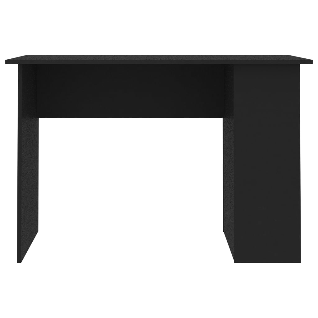 vidaXL Työpöytä musta 110x60x73 cm lastulevy