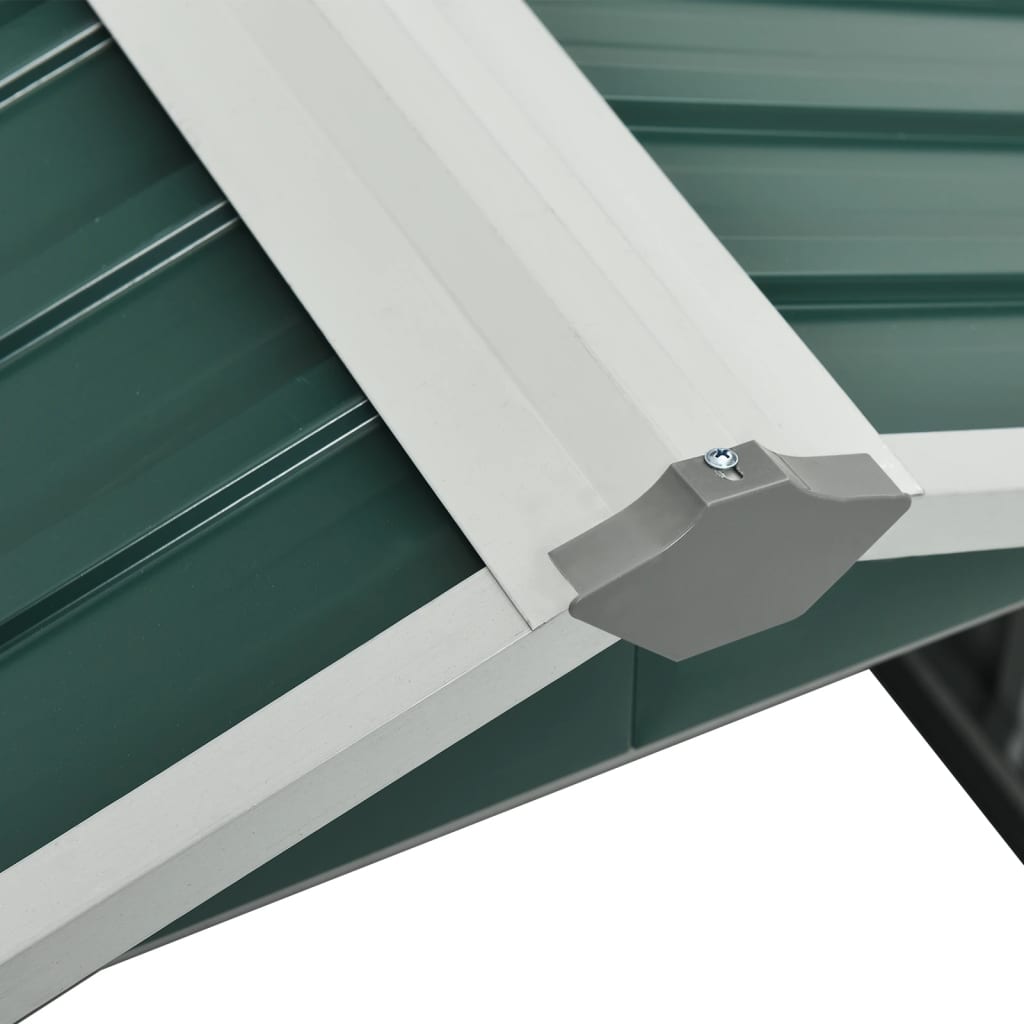 vidaXL Robottiruohonleikkurin vaja 92x97x63cm galvanoitu teräs vihreä
