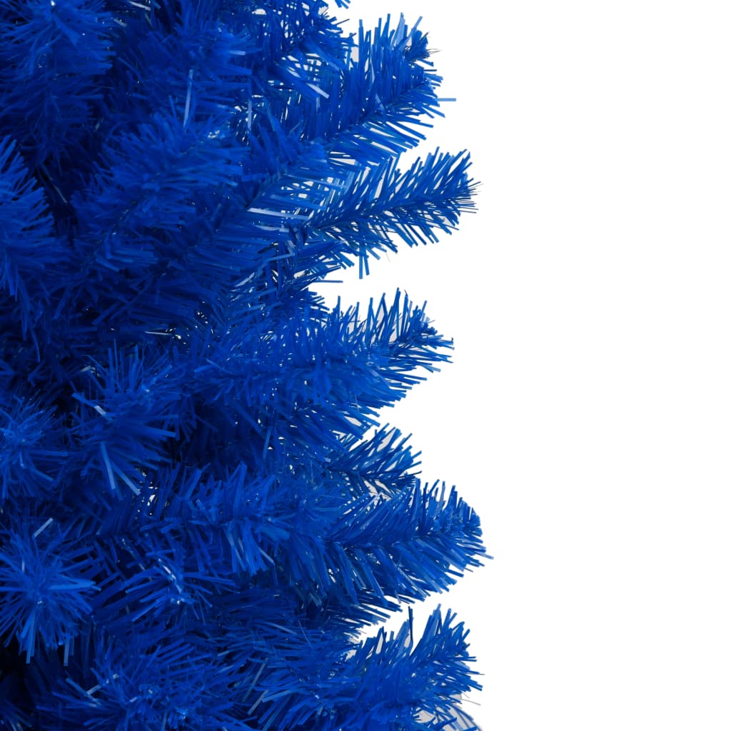 vidaXL Tekojoulukuusi palloilla esivalaistu sininen 180 cm PVC
