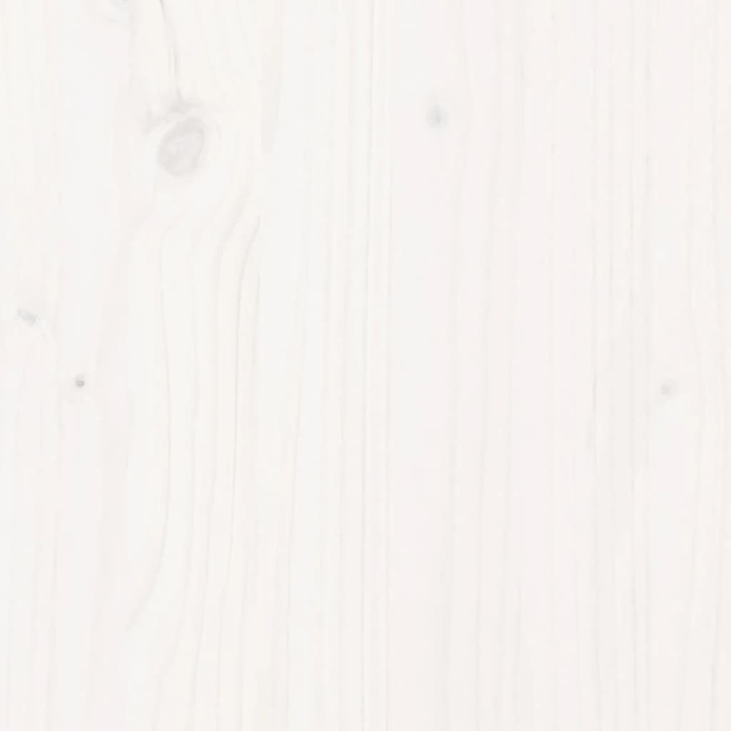 vidaXL Ulkorahi valkoinen 62x63,5x53,5 cm täysi mänty