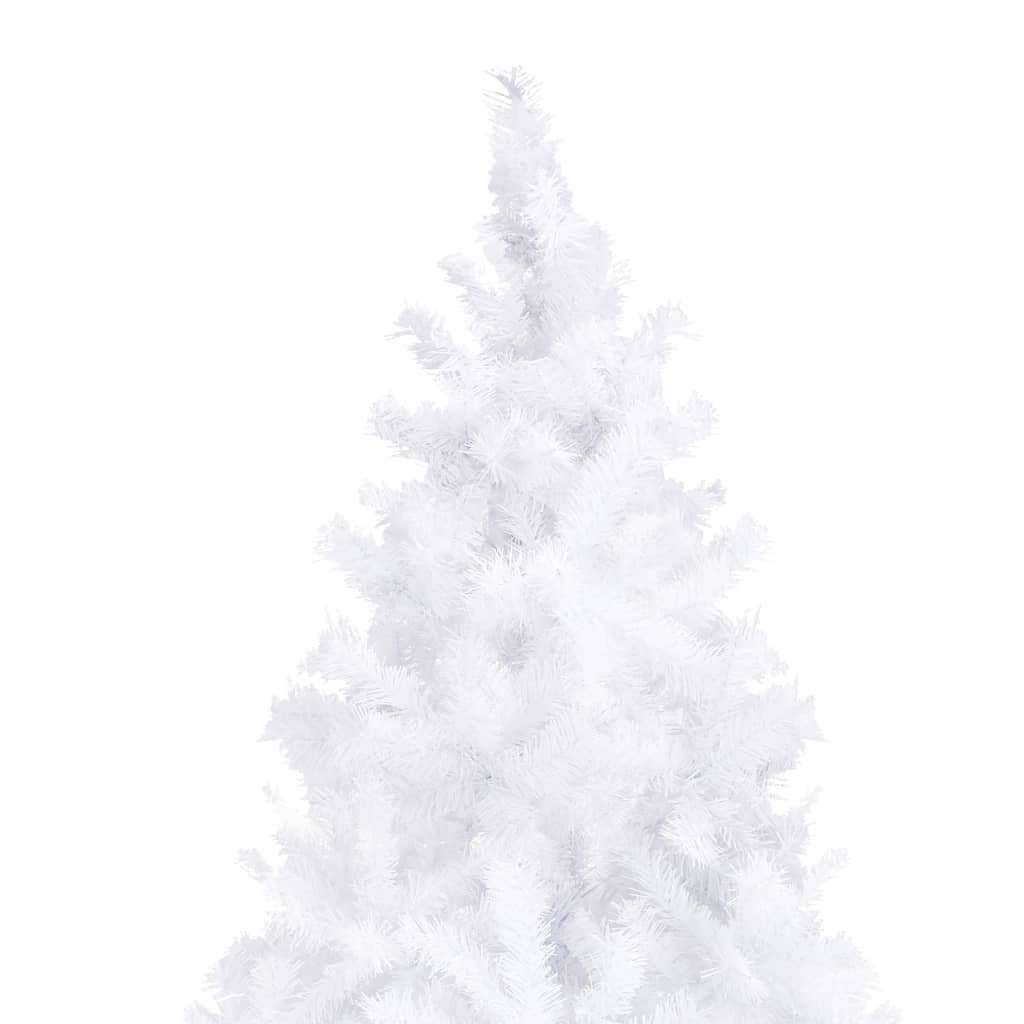 vidaXL Tekojoulukuusi esivalaistu valkoinen 300 cm