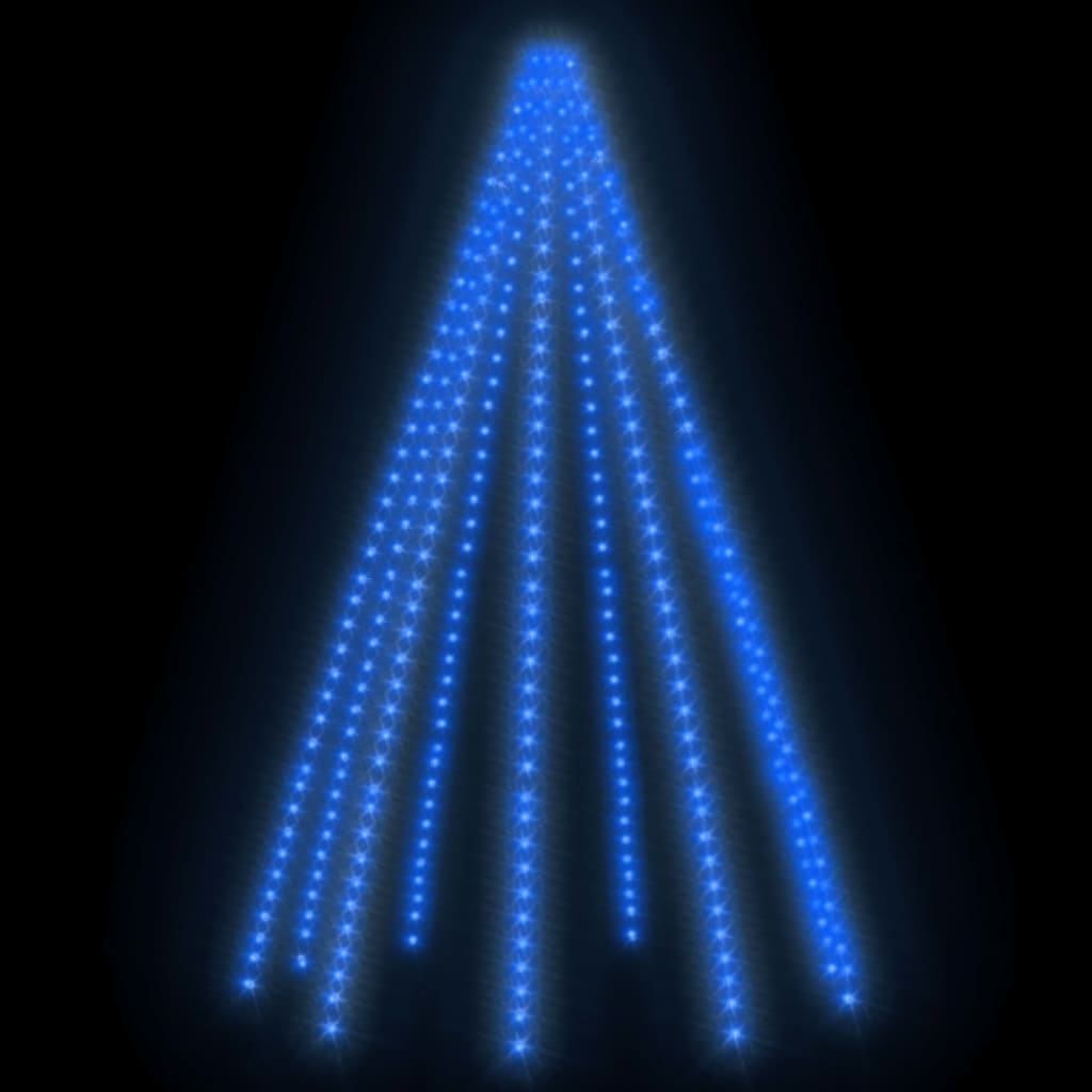 vidaXL Joulukuusen valoverkko 400 LED-valoa sininen 400 cm