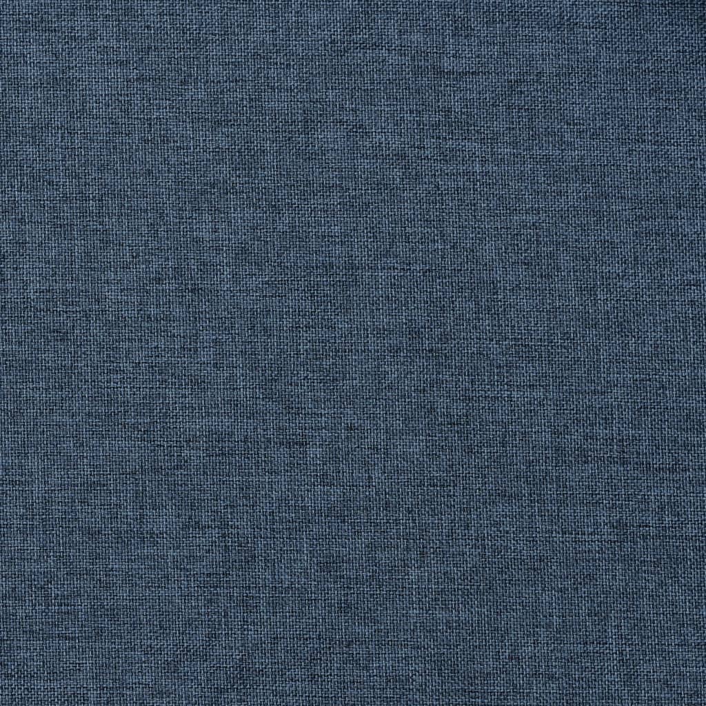vidaXL Pellavamaiset pimennysverhot renkailla 2 kpl sininen 140x225 cm