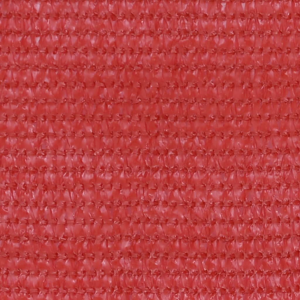 vidaXL Parvekkeen suoja punainen 120x400 cm HDPE