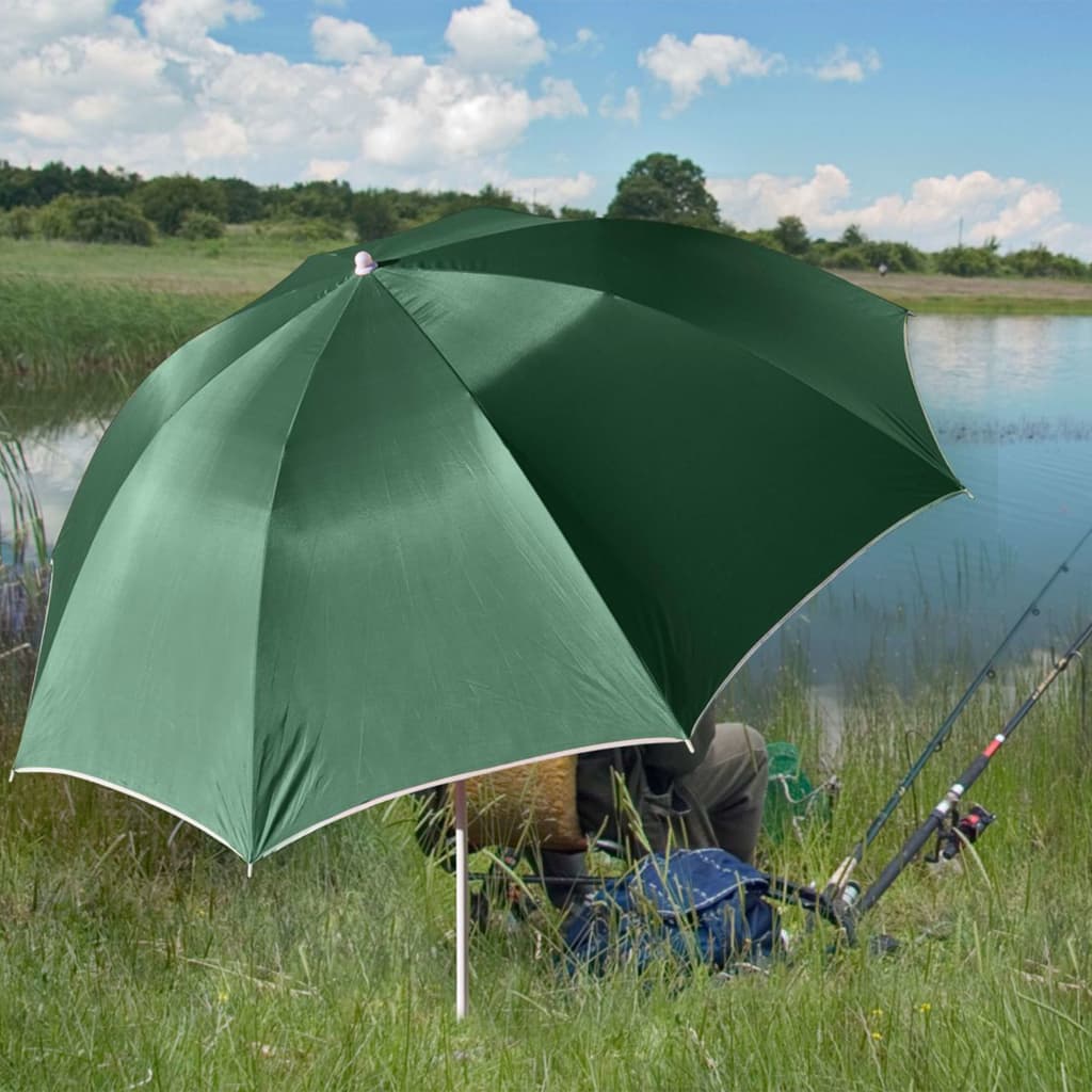 HI Kalastussateenvarjo vihreä UV30 200 cm