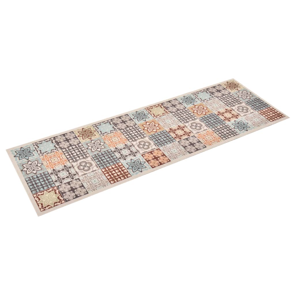 vidaXL Keittiön pestävä lattiamatto mosaiikki väri 60x300 cm