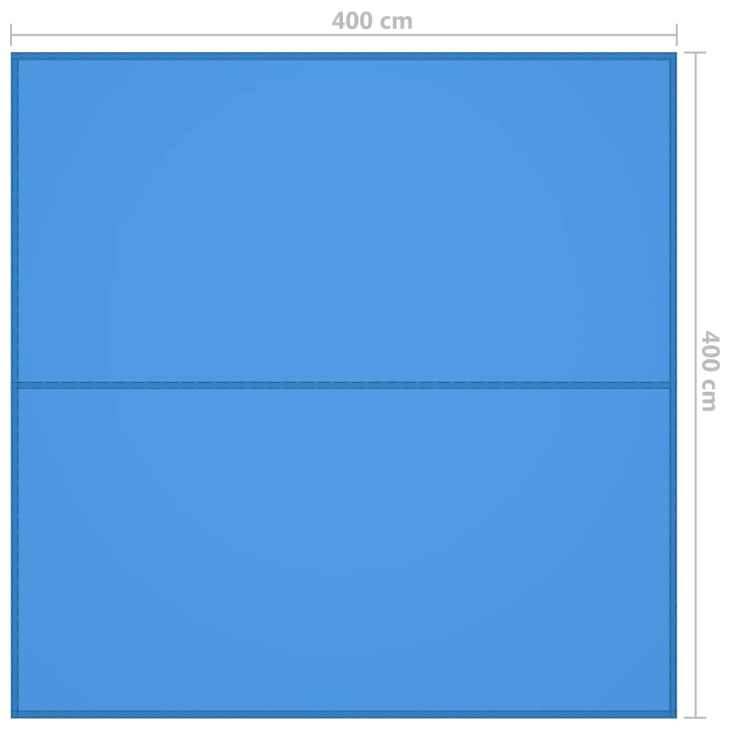 vidaXL Suojapeite ulkokäyttöön 4x4 m sininen