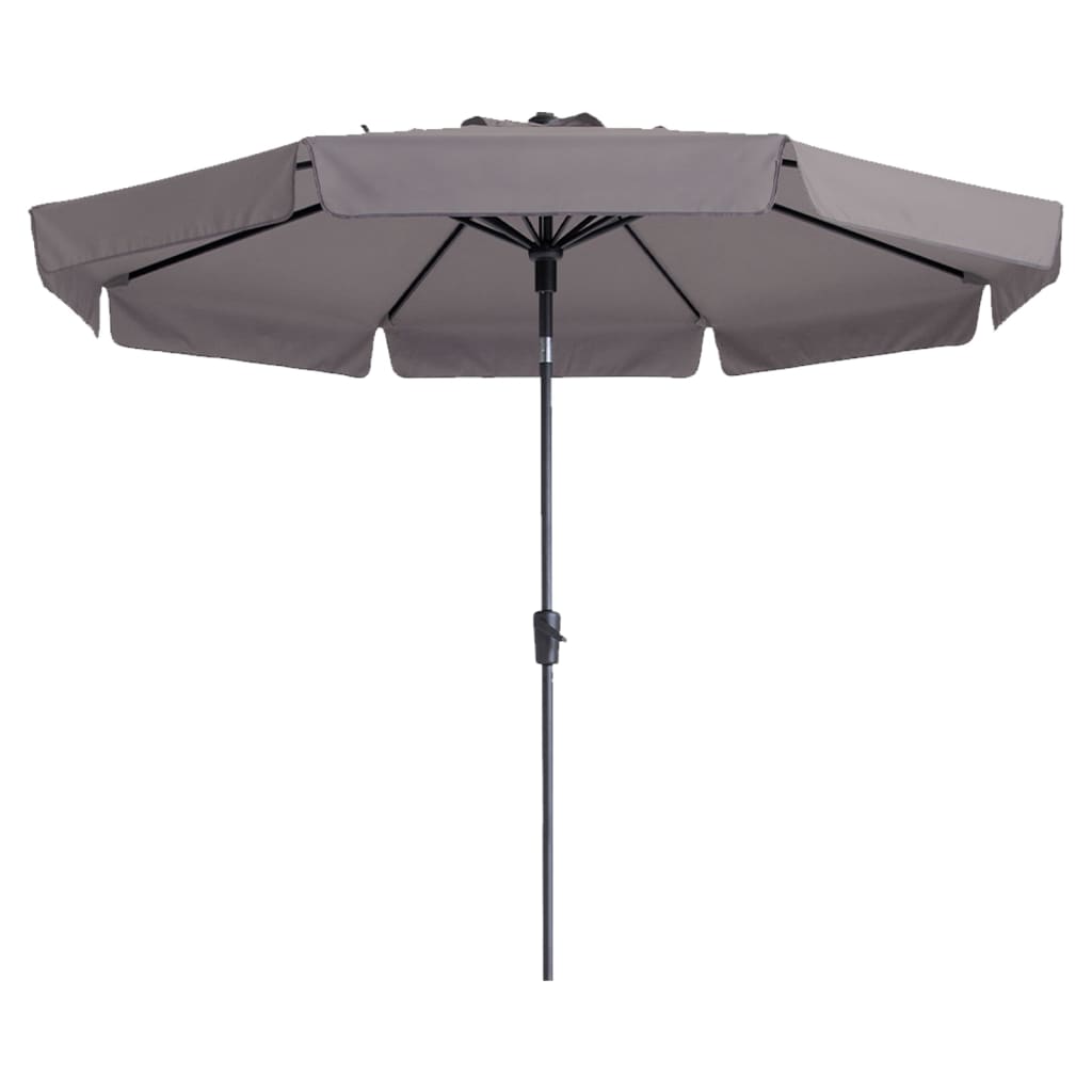 Madison Päivänvarjo Flores Luxe 300 cm pyöreä harmaanruskea