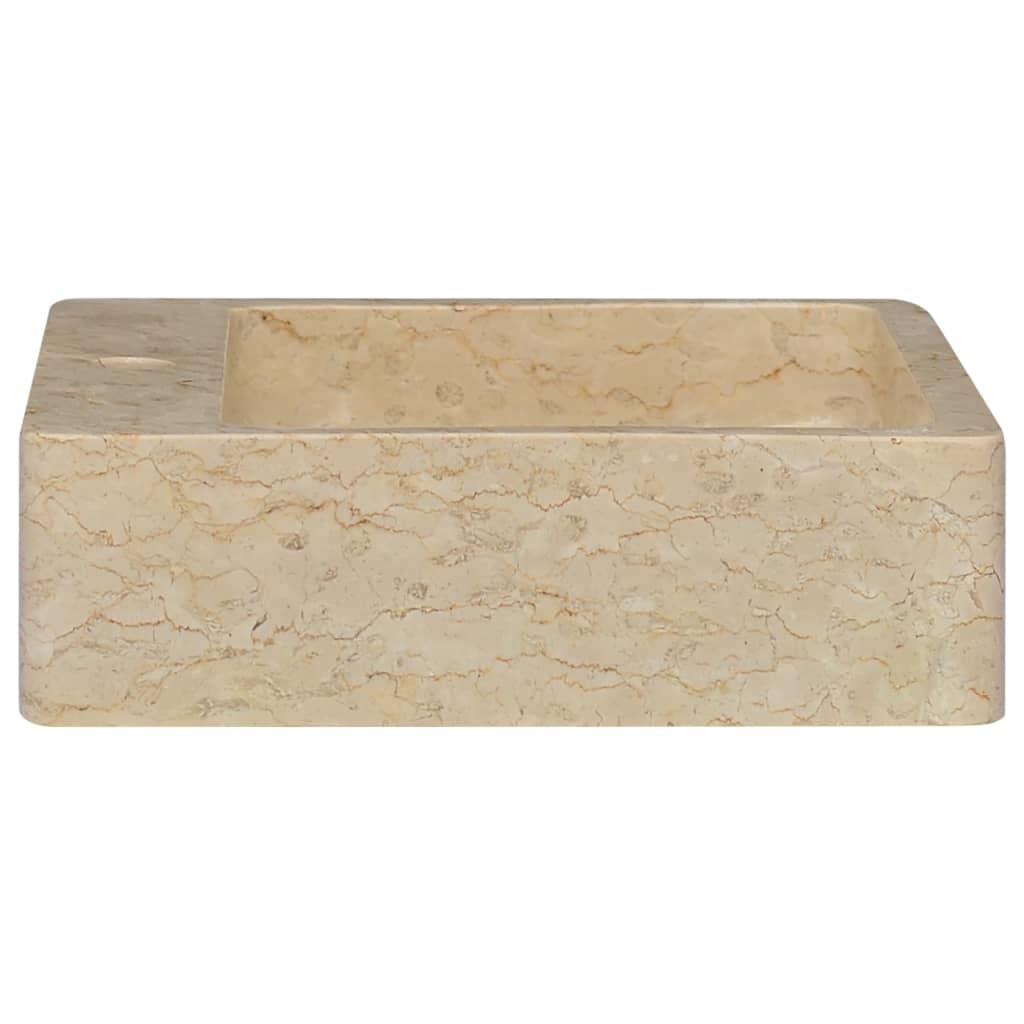 vidaXL Pesuallas kerma 40x40x12 cm marmori