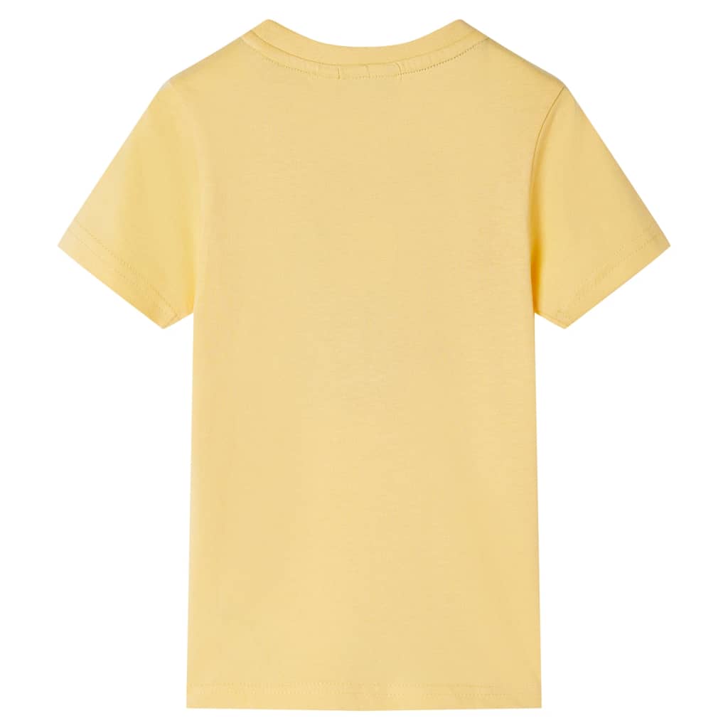 Lasten lyhythihainen T-paita keltainen 92