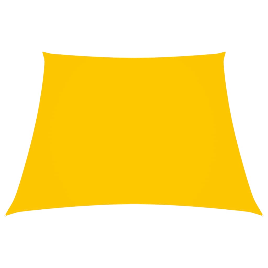 vidaXL Aurinkopurje Oxford-kangas puolisuunnikas 3/5x4 m keltainen