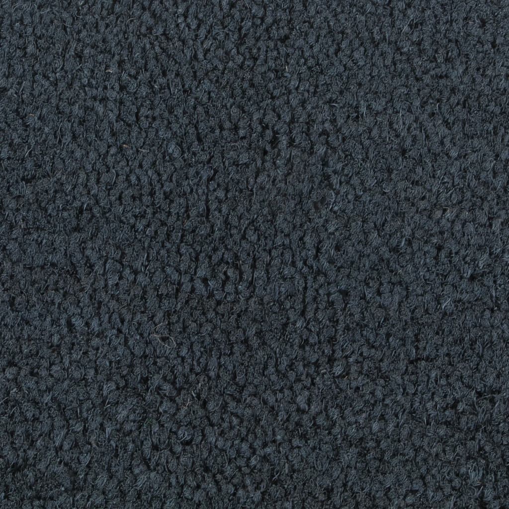 vidaXL Ovimatto tummanharmaa puolipyöreä 60x90 cm tuftattu kookos