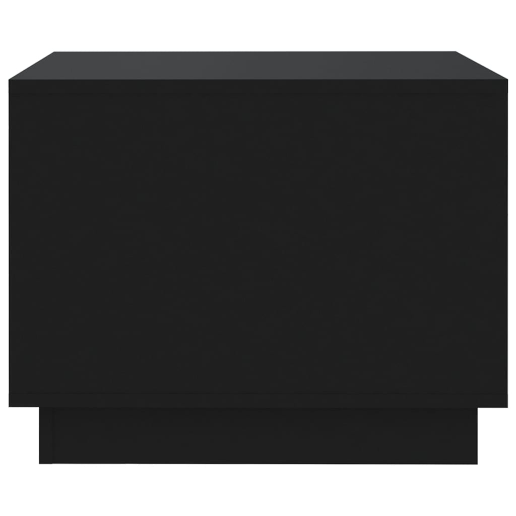 vidaXL Sohvapöytä musta 55x55x43 cm lastulevy
