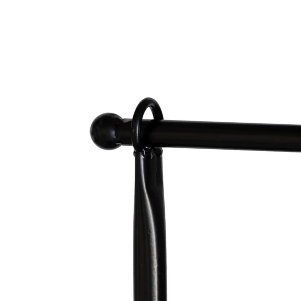 Esschert Design Koristeteline pöydälle kiinnittimellä musta
