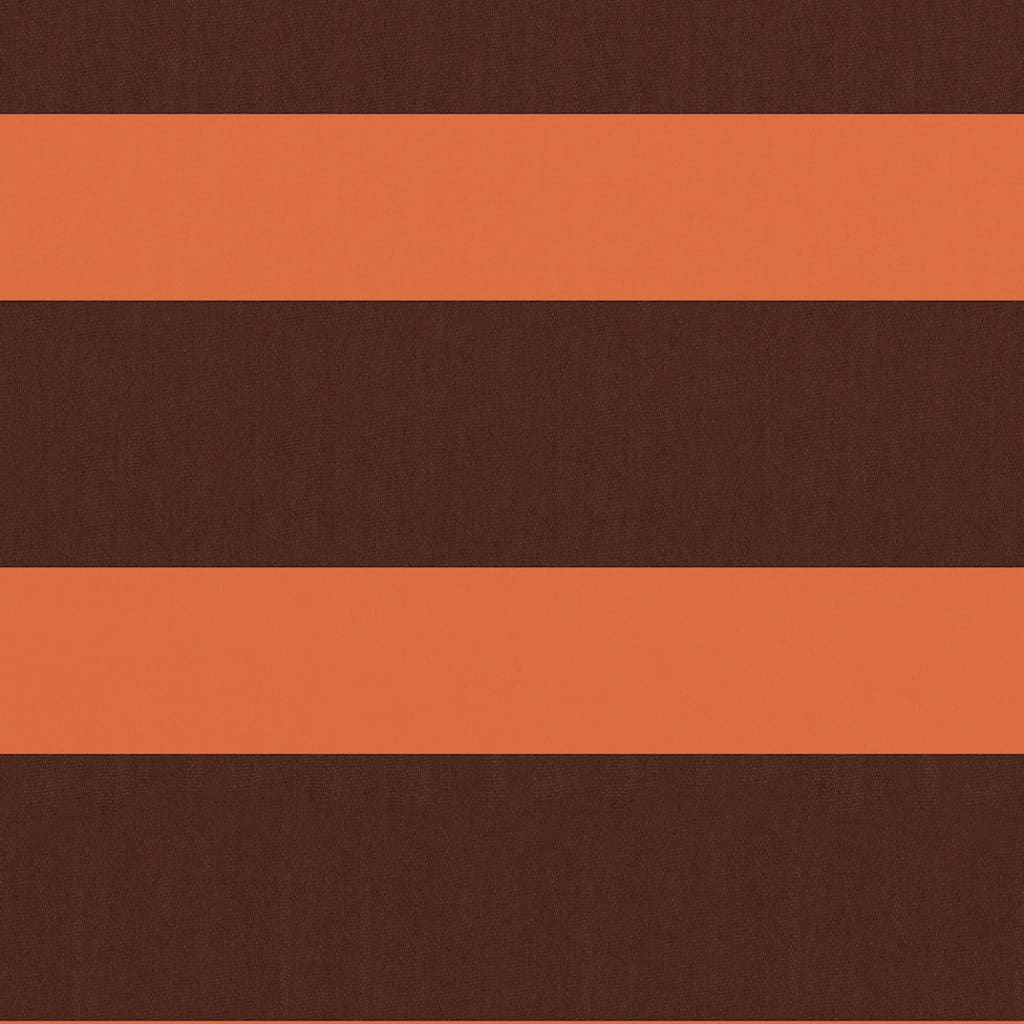 vidaXL Parvekkeen suoja oranssi ja ruskea 75x400 cm Oxford kangas
