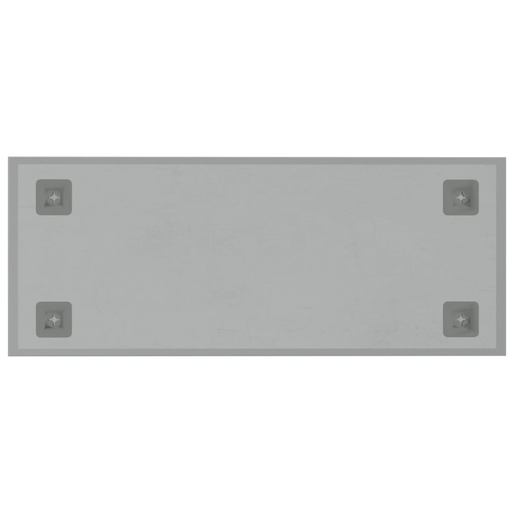 vidaXL Seinäkiinnitteinen magneettitaulu valkoinen 50x20 cm lasi