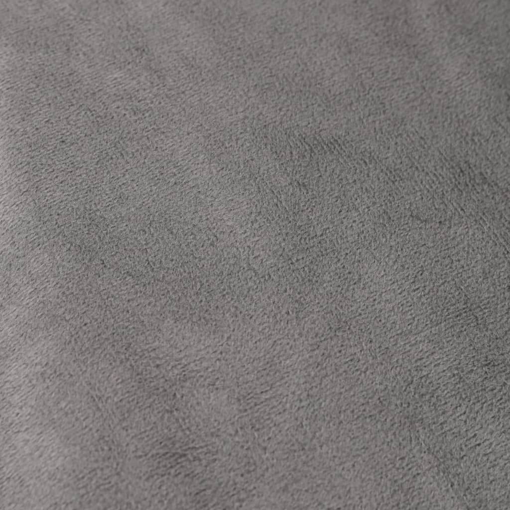 vidaXL Painopeitto päällisellä harmaa 122x183 cm 9 kg kangas