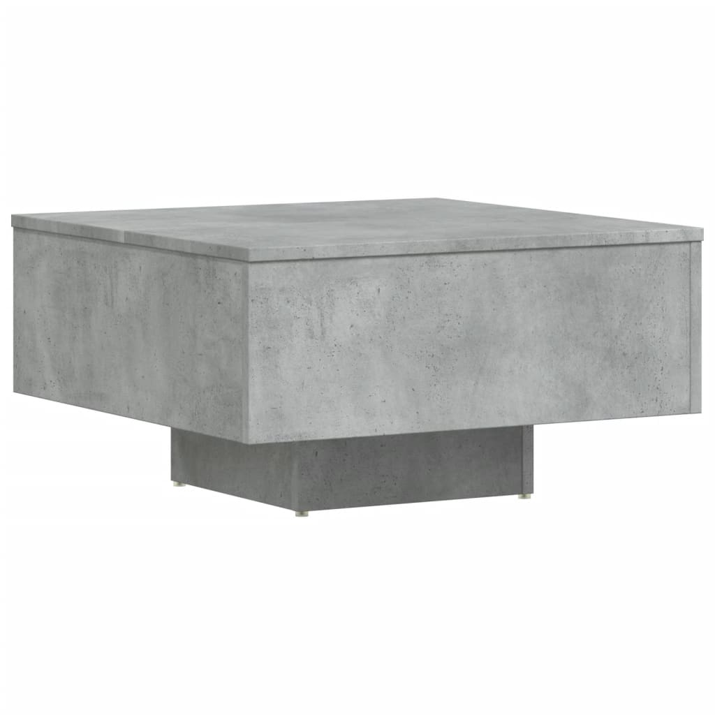 vidaXL Sohvapöytä betoninharmaa 60x60x31,5 cm tekninen puu