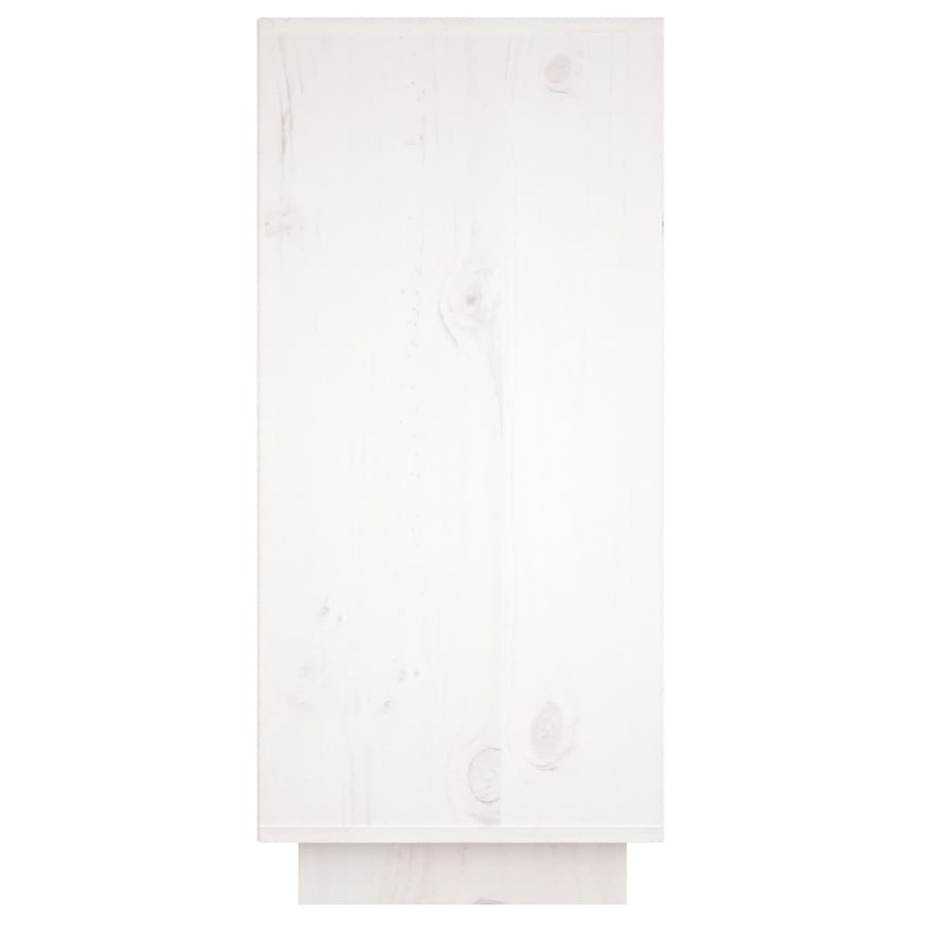 vidaXL Senkki valkoinen 60x34x75 cm täysi mänty