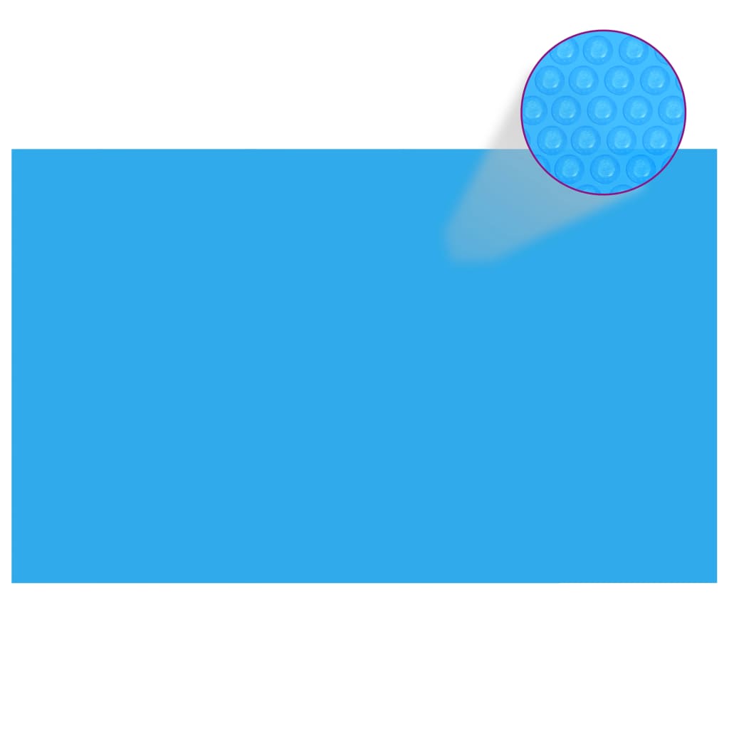 Suorakaiteen Muotoinen Uima-altaan Suoja 260 x 160 cm PE Sininen